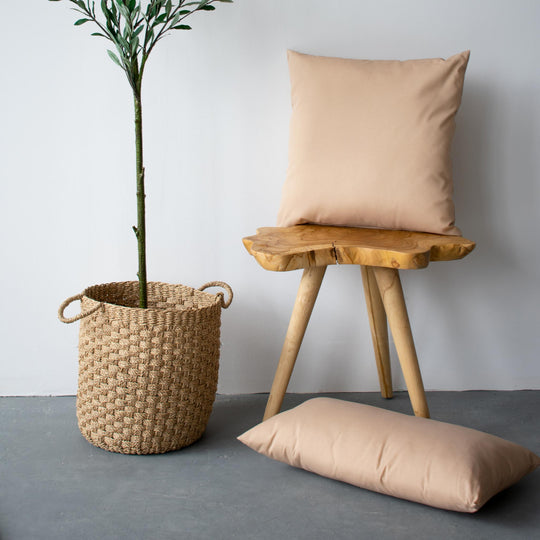 OUTDOOR PILLOW - BEIGE 20"