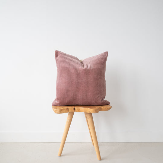 VELVET - RIBBED ROSE PINK