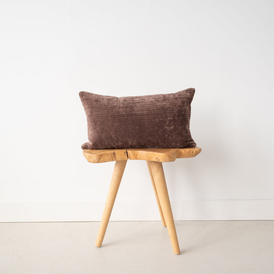 VELVET - RIBBED BROWN