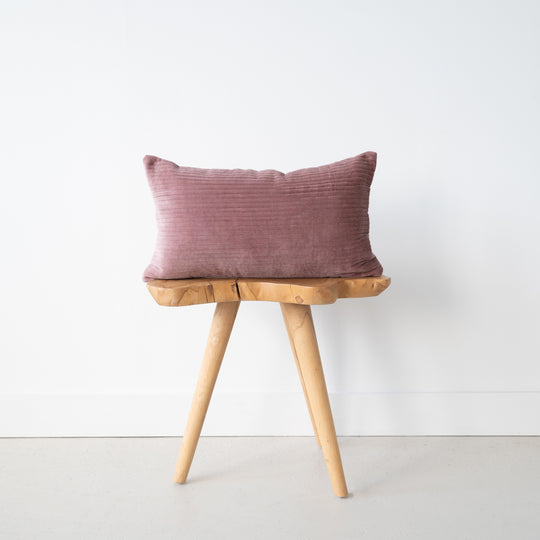 VELVET - RIBBED ROSE PINK