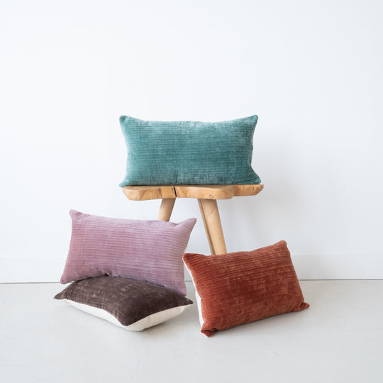 VELVET - RIBBED TEAL