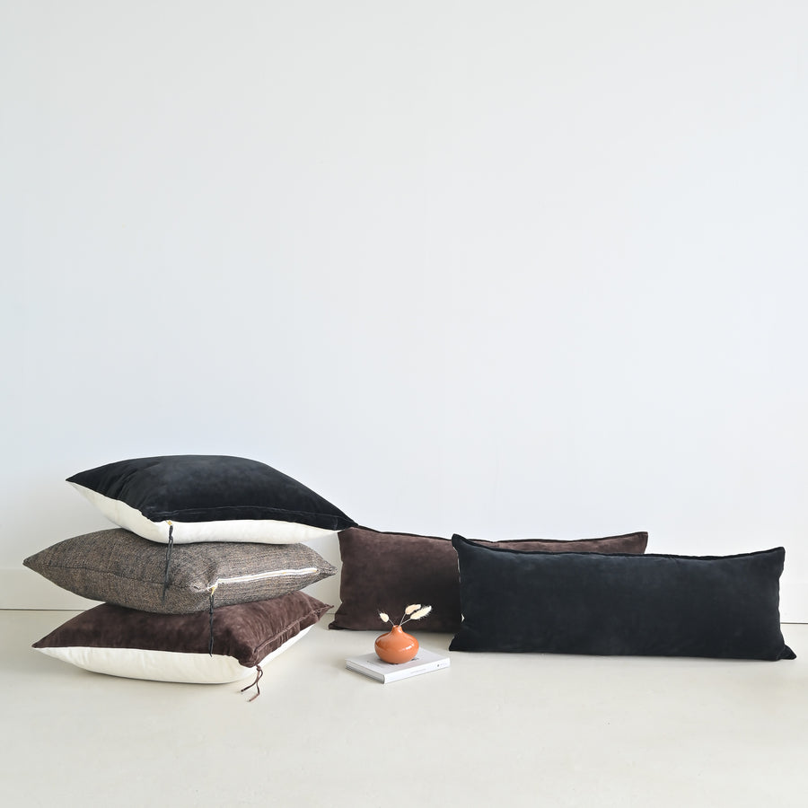 show_cushions_lumbar_14_36_brown_velvet_pillow