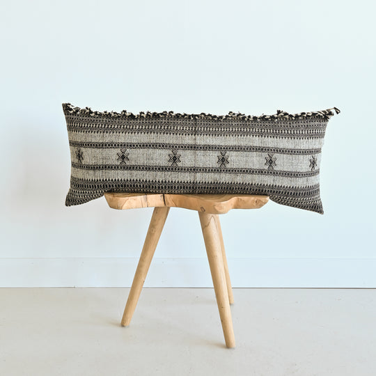 BHUJODI PILLOW COVER - BLACK