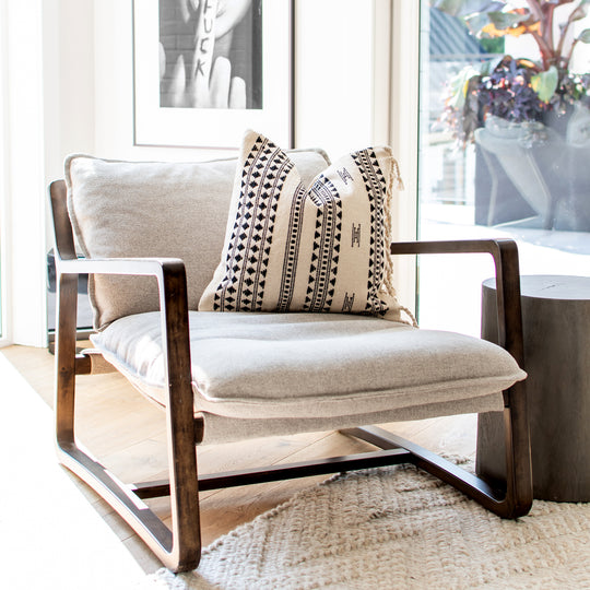 BHUJODI PILLOW COVER - CREAM