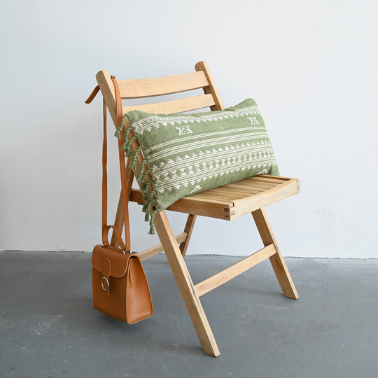 BHUJODI PILLOW COVER - GREEN