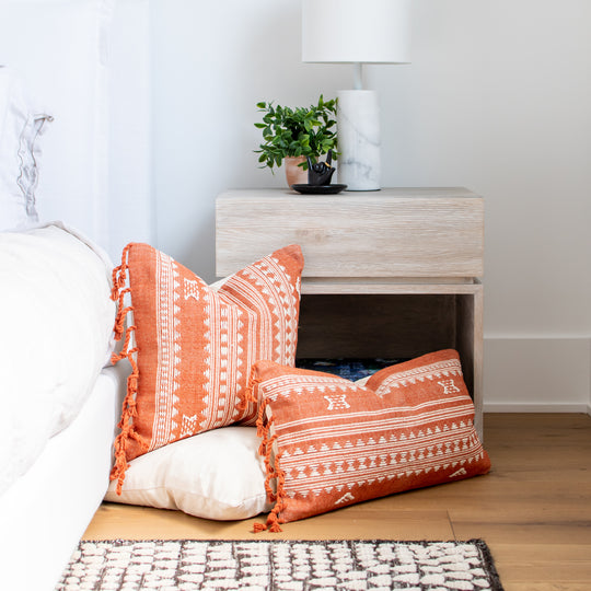 BHUJODI PILLOW COVER - ORANGE