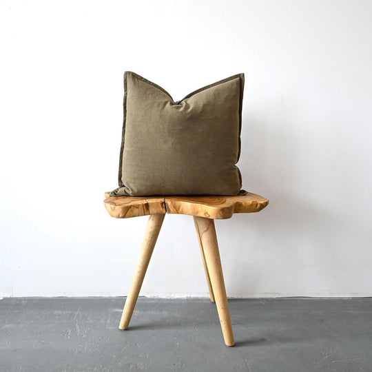 COTTON/ LINEN - OLIVE