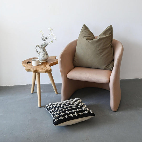 COTTON/ LINEN - OLIVE