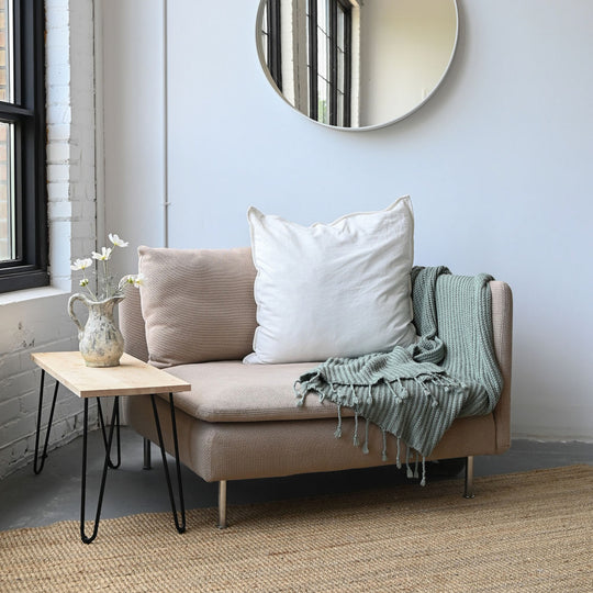 COTTON/ LINEN - WHITE