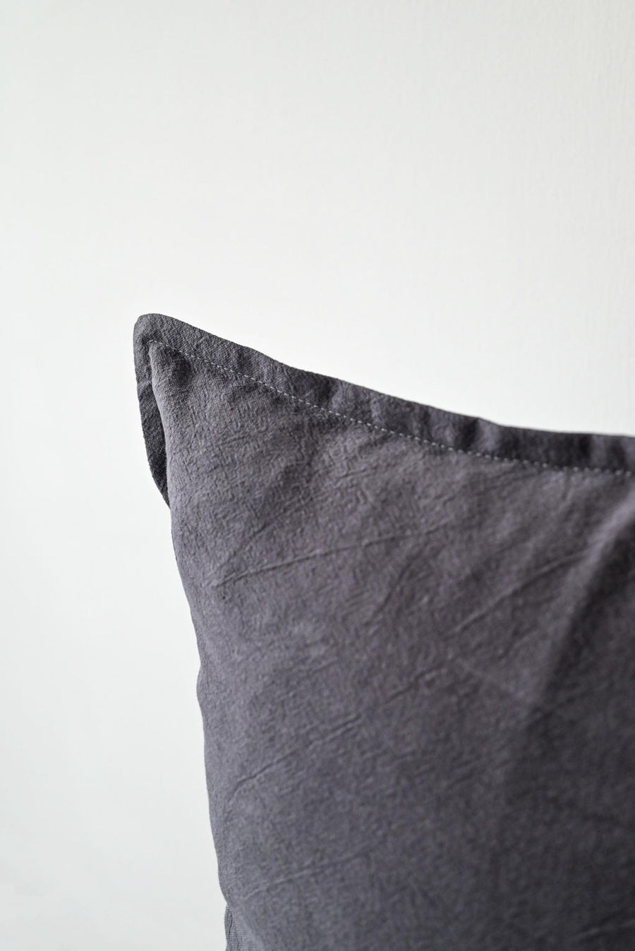 Cotton/ Linen Pillow Cover - Grey - 18