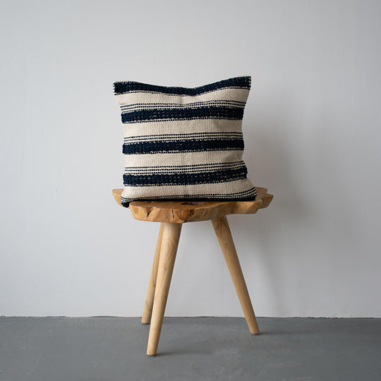 COTTON CANVAS - NAVY RIPPLE